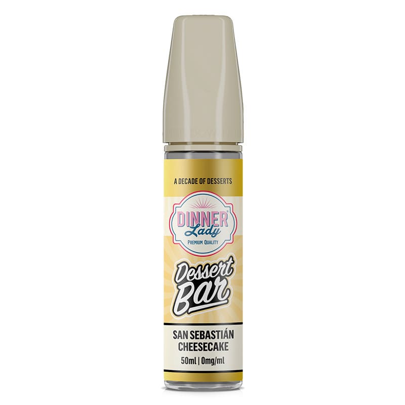 E-liquide Dinner Lady Dessert Bar San Sebastián Cheesecake 50ml | VAPEVO