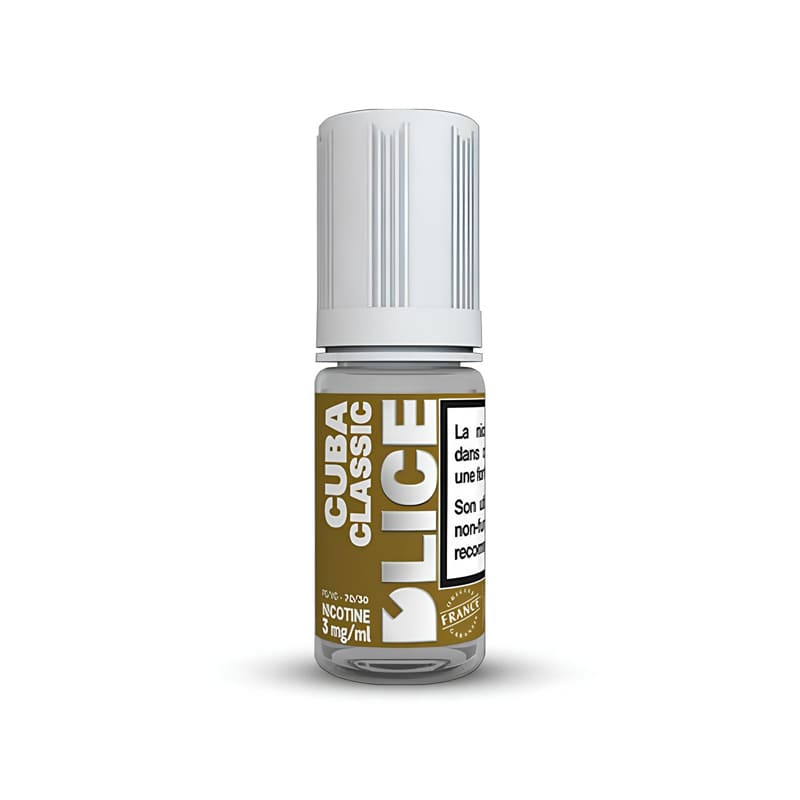 E-Liquide DLice Cuba Classic 10ml 0 mg | VAPEVO