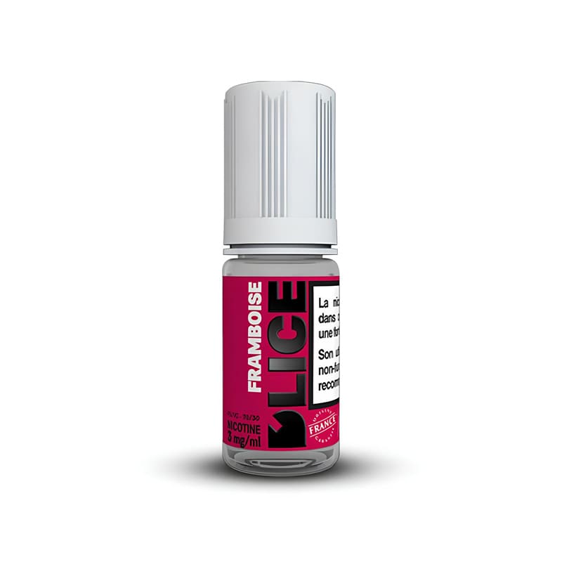 E-Liquide DLice Framboise 10ml 0 mg | VAPEVO