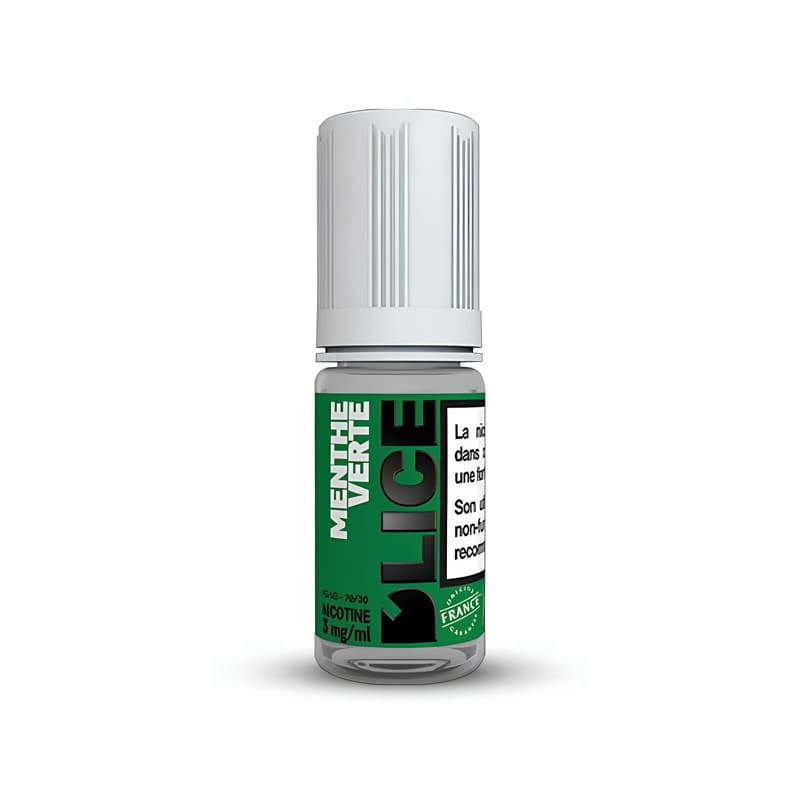 E-Liquide DLice Menthe Verte 10ml 0 mg | VAPEVO