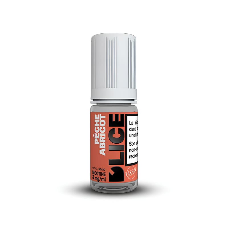 E-Liquide DLice Pêche Abricot 10ml 0 mg | VAPEVO