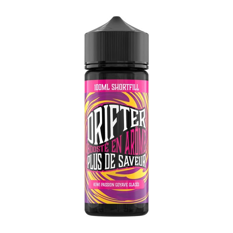E-liquide Drifter Bar Juice Kiwi Passion Goyave Glacés 100ml 0mg | VAPEVO