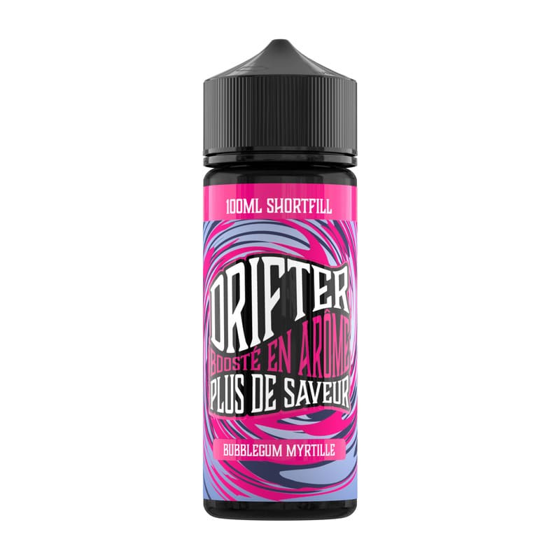 E-liquide Drifter Bubblegume Myrtille 100ml 0mg | VAPEVO