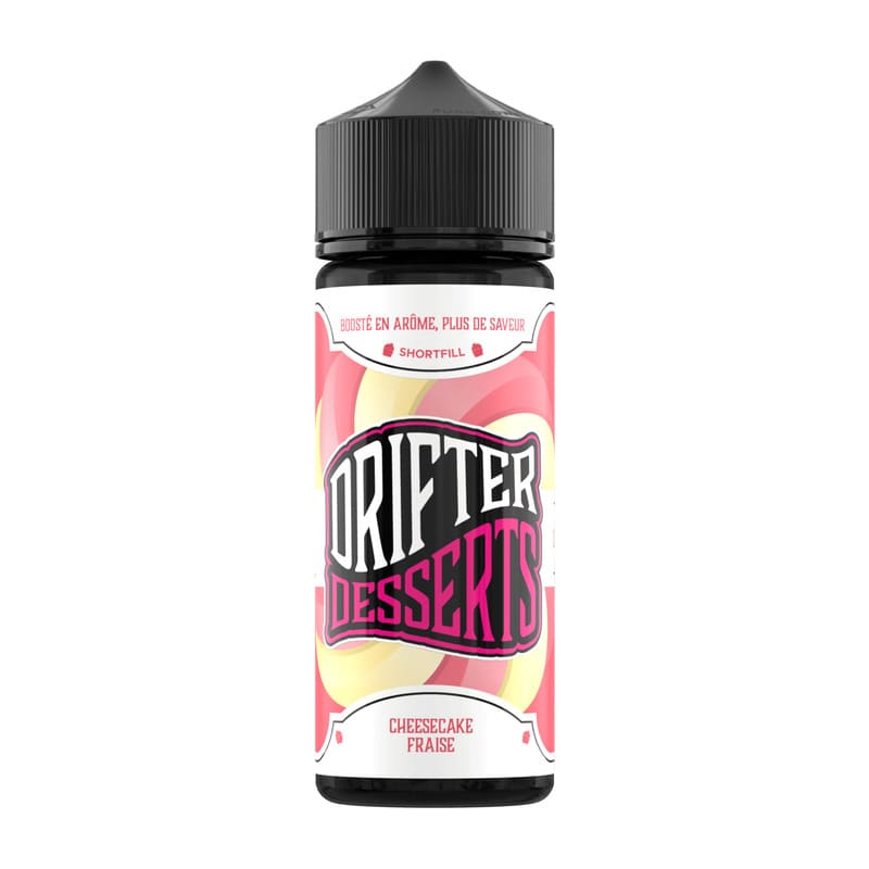 E-liquide Drifter ZHC Mix Series Desserts Cheesecake Fraise 100ml 0mg | VAPEVO