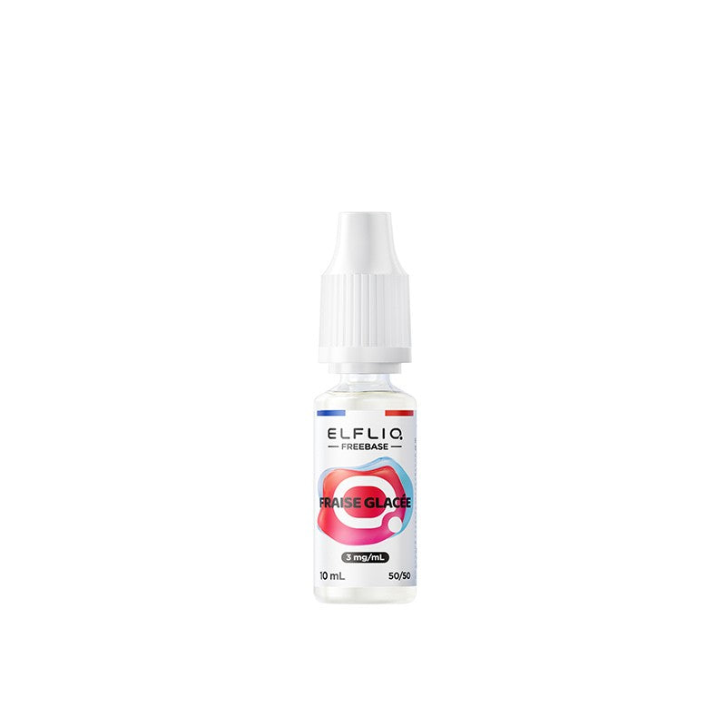 E-Liquide Elfbar Elfliq Freebase Fraise Glacée 10ml 3 mg | VAPEVO