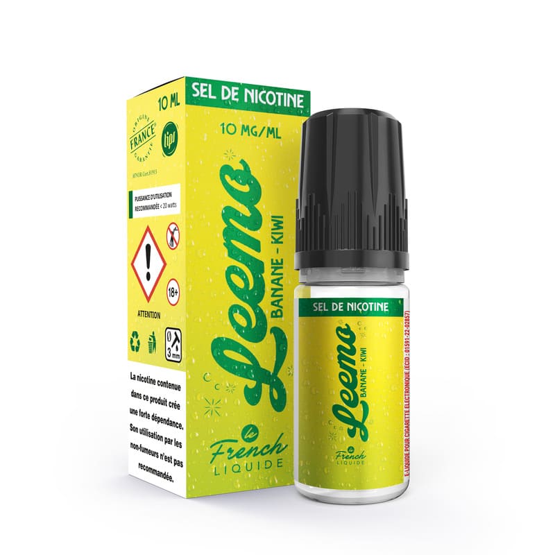 E-Liquide Le French Liquide Leemo Banane Kiwi 10ml 10 mg (Sel de nicotine) | VAPEVO