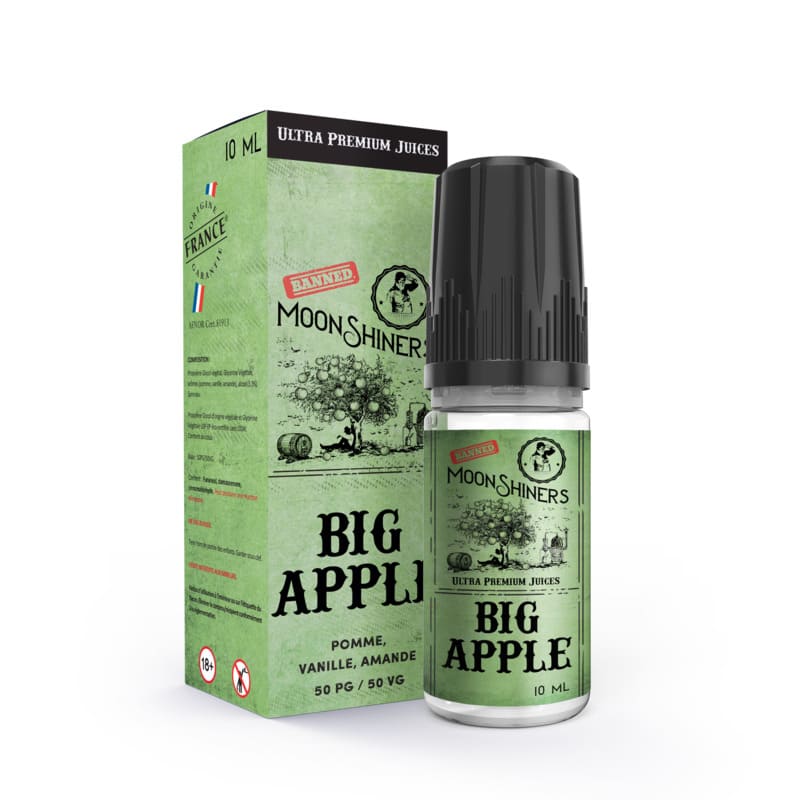 E-Liquide Le French Liquide Moonshiners Big Apple 10ml 0 mg | VAPEVO