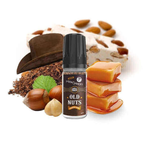 E-Liquide Moonshiners Bootleg Series Old Nuts 10ml 0 mg | VAPEVO