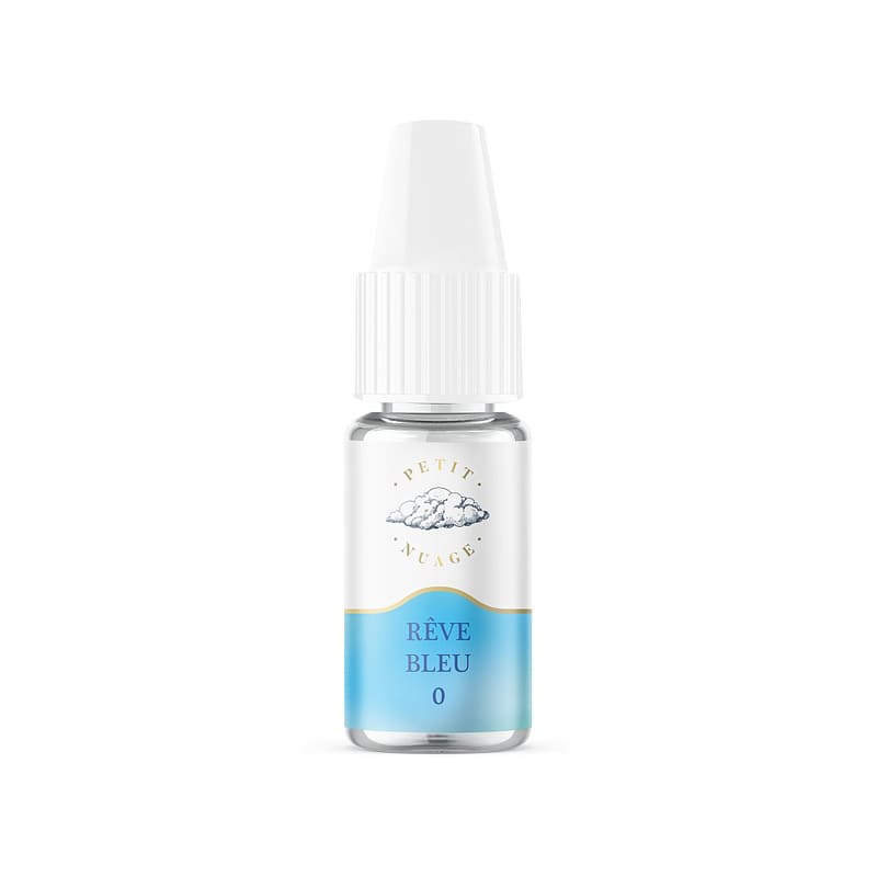 E-Liquide Petit Nuage Rêve Bleu 10ml 0 mg | VAPEVO