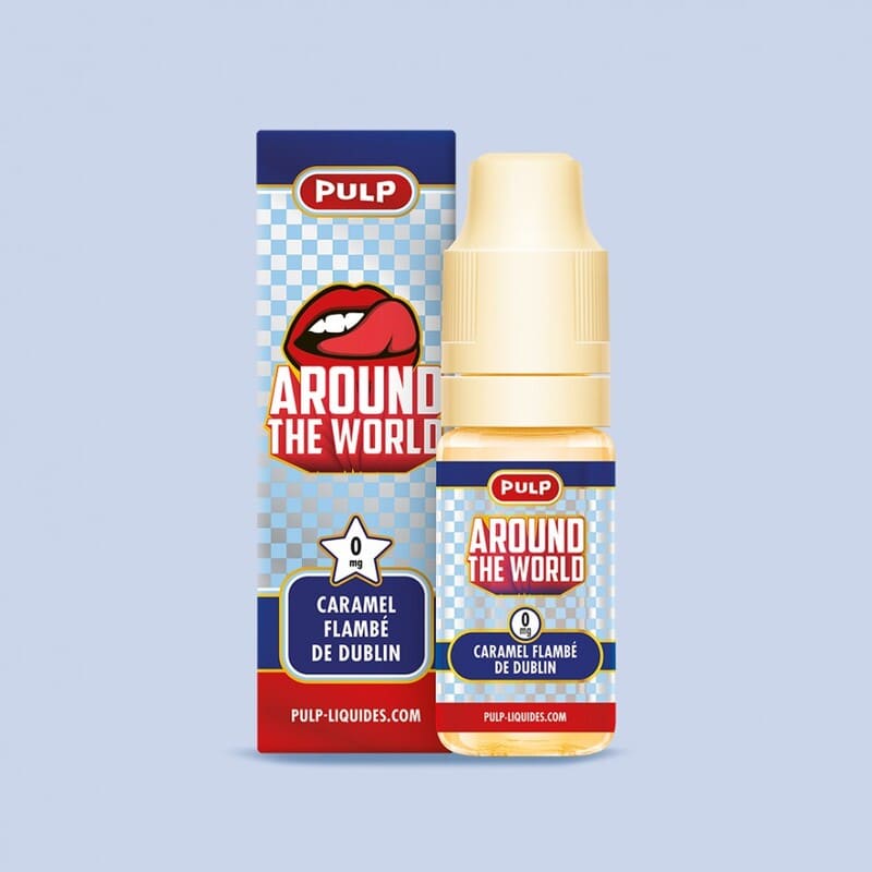 E-Liquide Pulp Around The World Caramel Flambé de Dublin 10ml 0 mg | VAPEVO