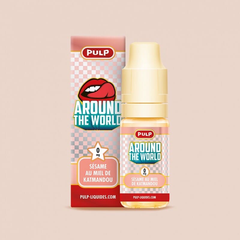 E-Liquide Pulp Around The World Sésame au Miel de Katmandou 10ml 0 mg | VAPEVO
