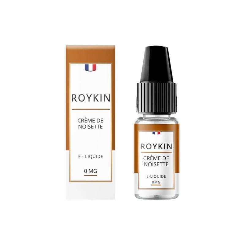 E-Liquide Roykin Crème de Noisette 10ml 0 mg | VAPEVO