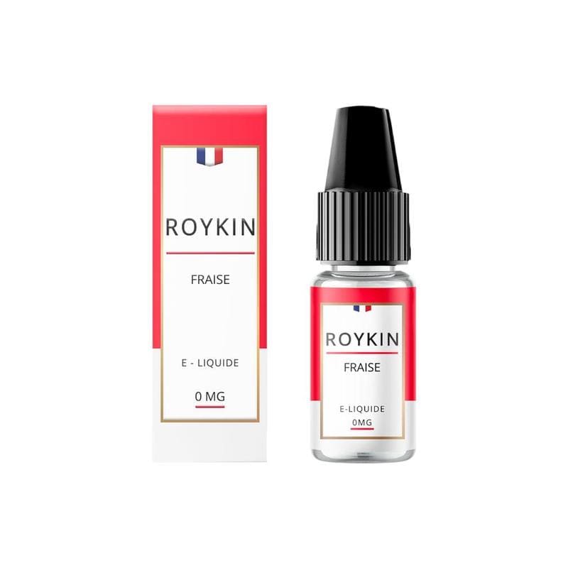 E-Liquide Roykin Fraise 10ml 0 mg | VAPEVO