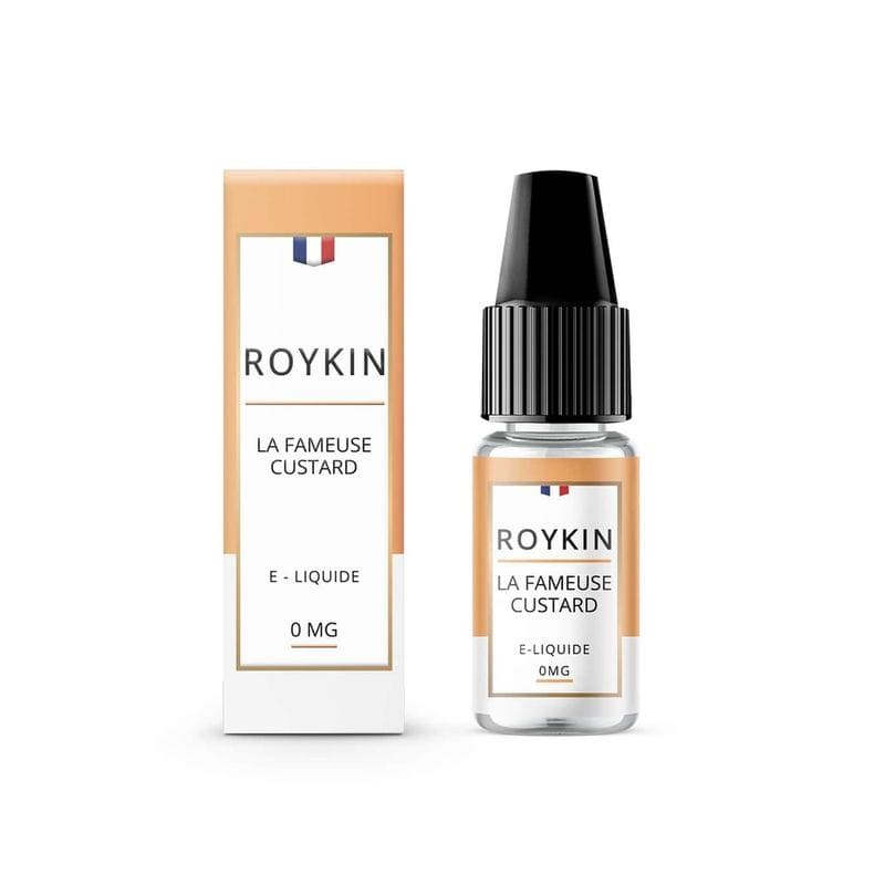 E-Liquide Roykin La Fameuse Custard 10ml 0 mg | VAPEVO