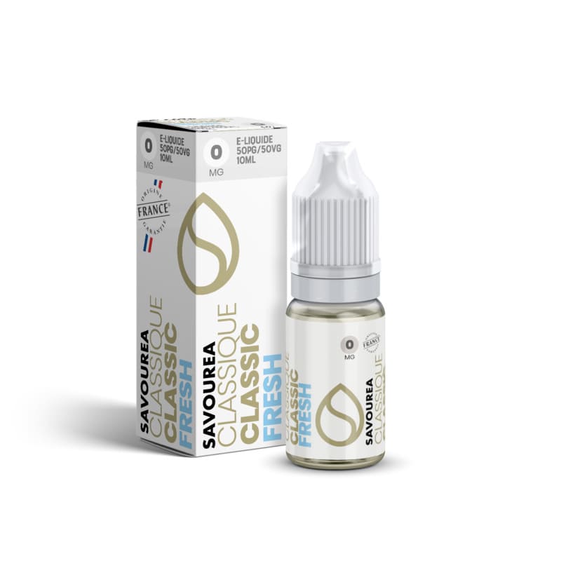 E-Liquide Savourea Classic Fresh 10ml 0 mg | VAPEVO