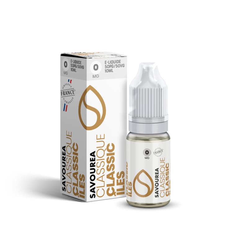 E-Liquide Savourea Classic Iles 10ml 0 mg | VAPEVO