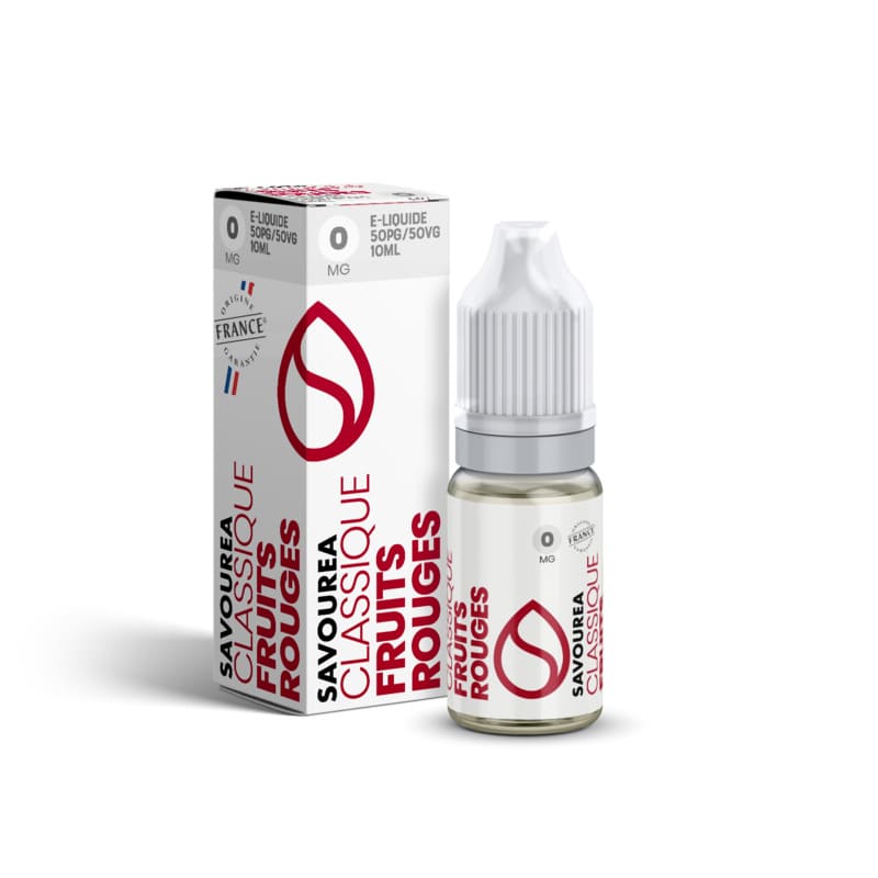 E-Liquide Savourea Fruits Rouges 10ml 0 mg | VAPEVO