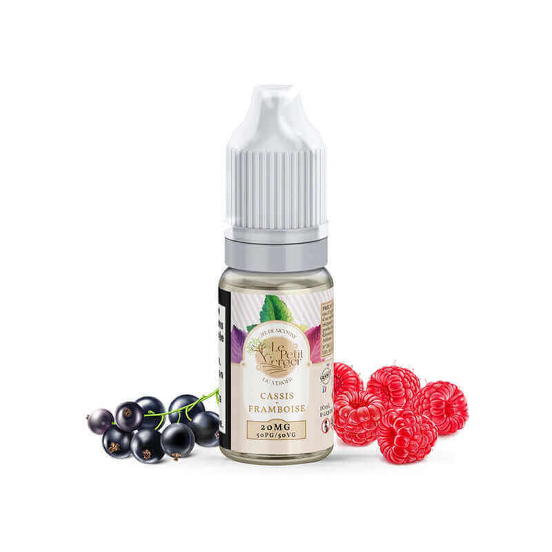 E-Liquide Savourea Le Petit Verger Cassis Framboise 10ml 20 mg (Sel de nicotine) | VAPEVO