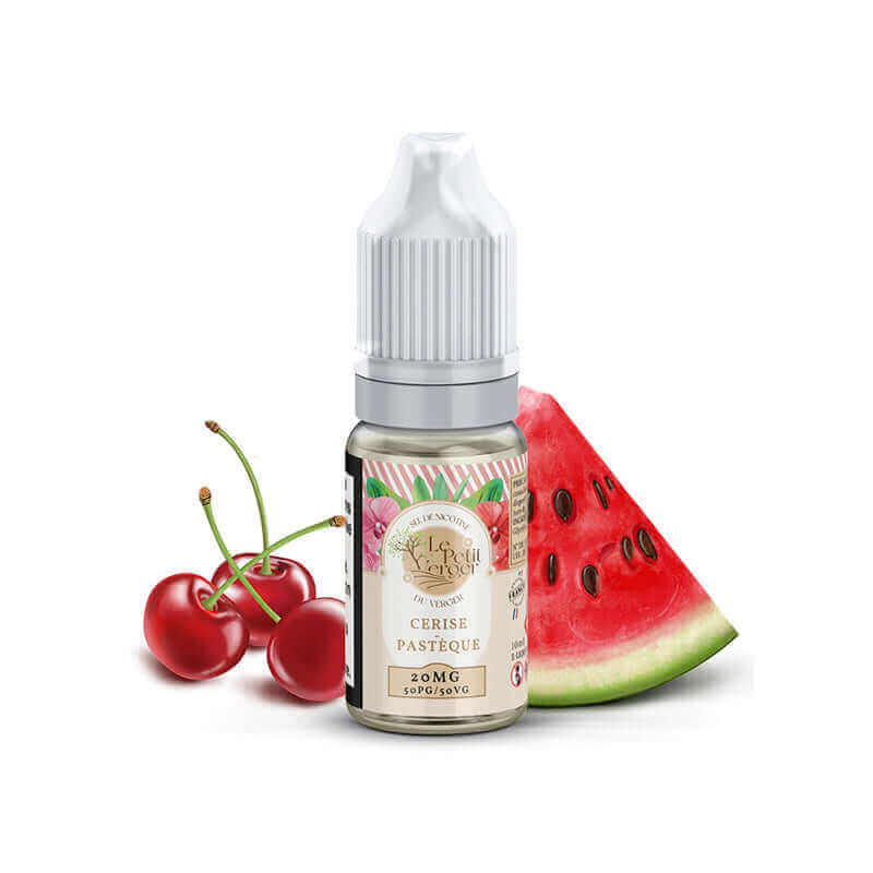 E-Liquide Savourea Le Petit Verger Cerise Pastèque 10ml 20 mg (Sel de nicotine) | VAPEVO