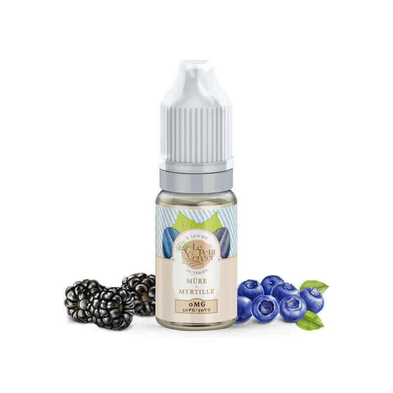 E-Liquide Savourea Le Petit Verger Mûre Myrtille 10ml 3 mg | VAPEVO