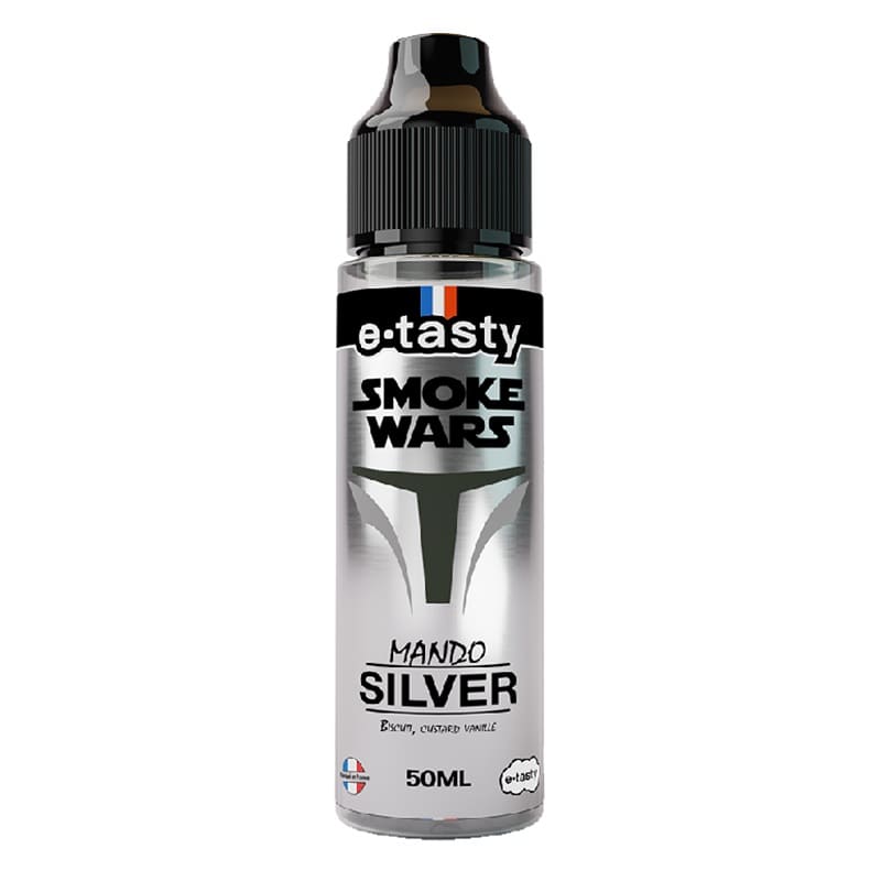 Smoke Vape Liquid E.TASTY E-liquid Smoke Wars Mando Silver 50ml Vape Juice Menu & Smoke Vape Liquid E.TASTY E-liquid Smoke Wars Mando Silver 50ml Vape Juice Menu &