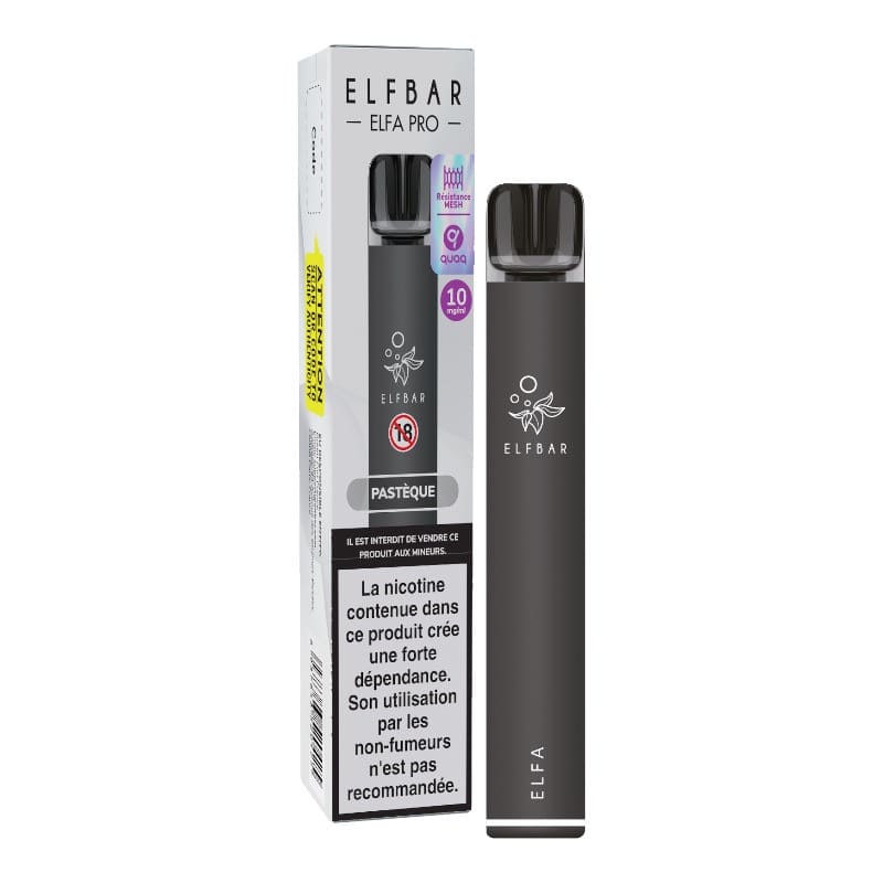 ELFBAR Elfa Pro - Puff Rechargeable 500mAh 2ml 10 mg Pastèque | VAPEVO