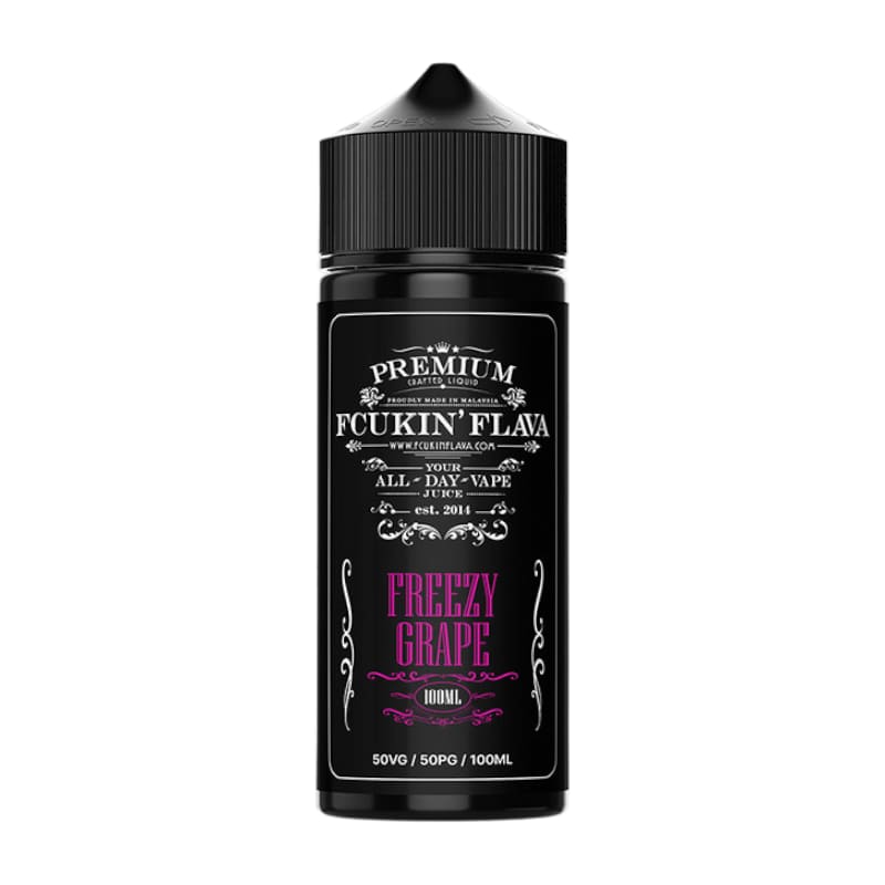 FCUKIN FLAVA - Freezy Grape - E-liquid 100ml FCUKIN FLAVA - Freezy Grape - E-liquid 100ml