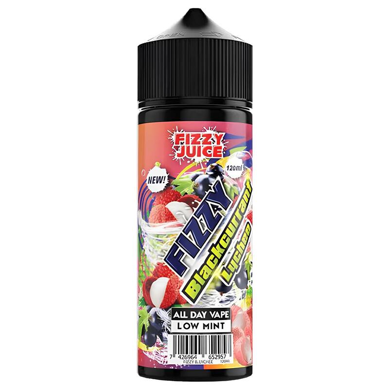 FIZZY Blackcurrant Lychee - E-liquid 100ml FIZZY Blackcurrant Lychee - E-liquid 100ml