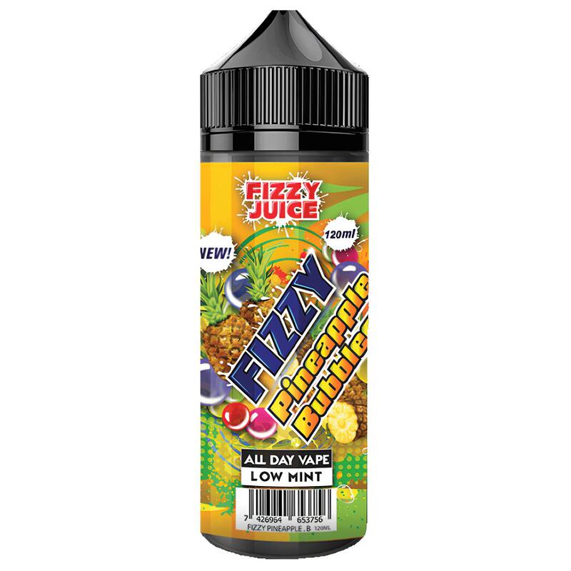 FIZZY Pineapple Bubble Gum - E-liquid 100ml FIZZY Pineapple Bubble Gum - E-liquid 100ml