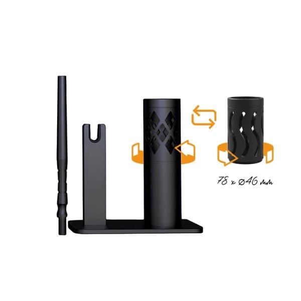 FUMYTECH Hookah Dock - Gaine de Remplacement-Skull Stars Black-VAPEVO