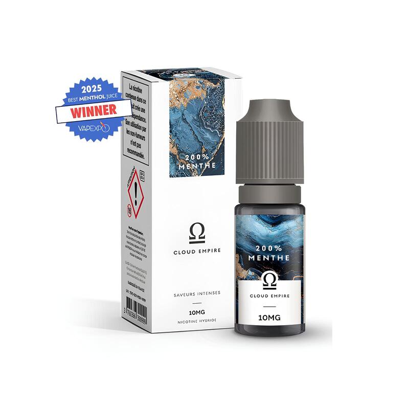 FUU Cloud Empire 200% Menthe - Sel de nicotine 10ml-10 mg-VAPEVO