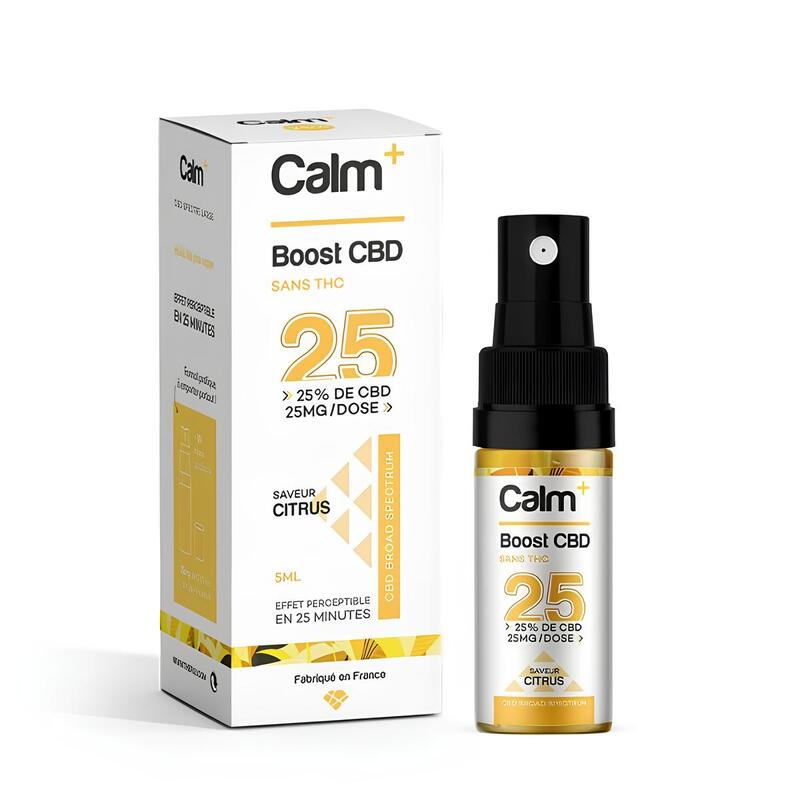 FUU MiNiMAL Calm+ Boost CBD Citrus - Spray CBD Broad Spectrum 25 mg | VAPEVO