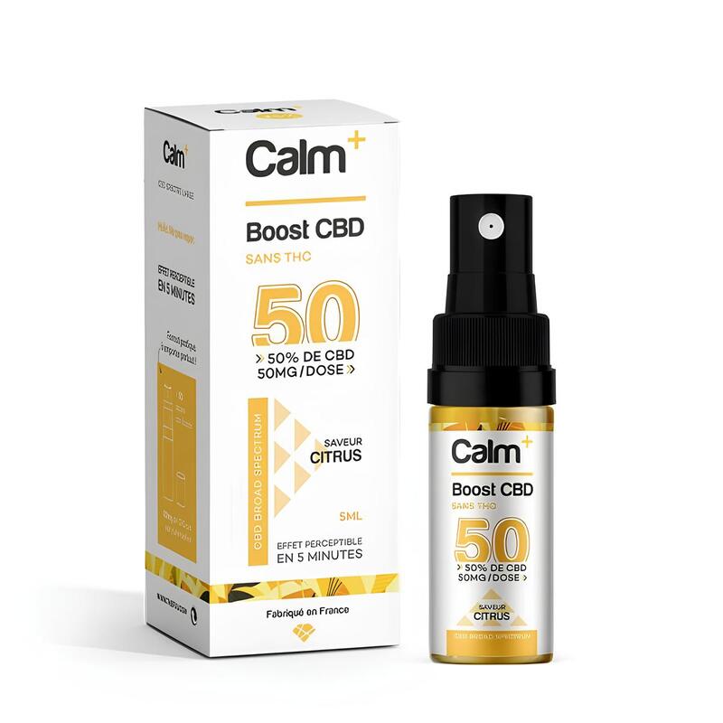 FUU MiNiMAL Calm+ Boost CBD Citrus - Spray CBD Broad Spectrum 50 mg | VAPEVO