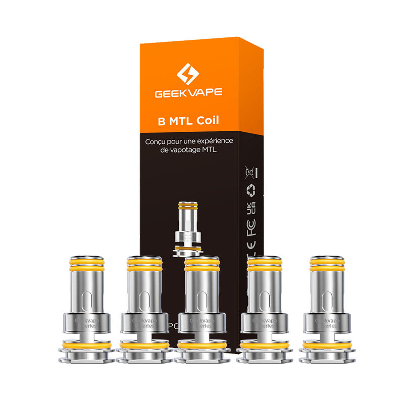 GEEKVAPE B Series MTL - Pack de 5 Résistances-0.8 ohm-VAPEVO