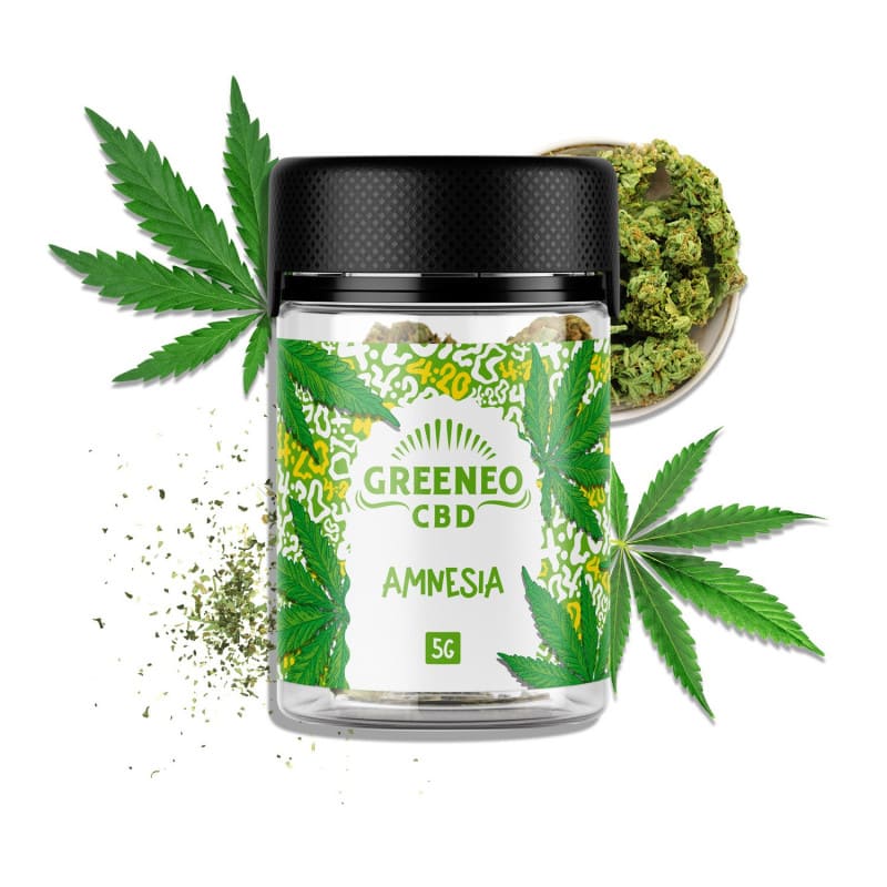 GREENEO Amnesia - Fleurs de CBD 5g | VAPEVO
