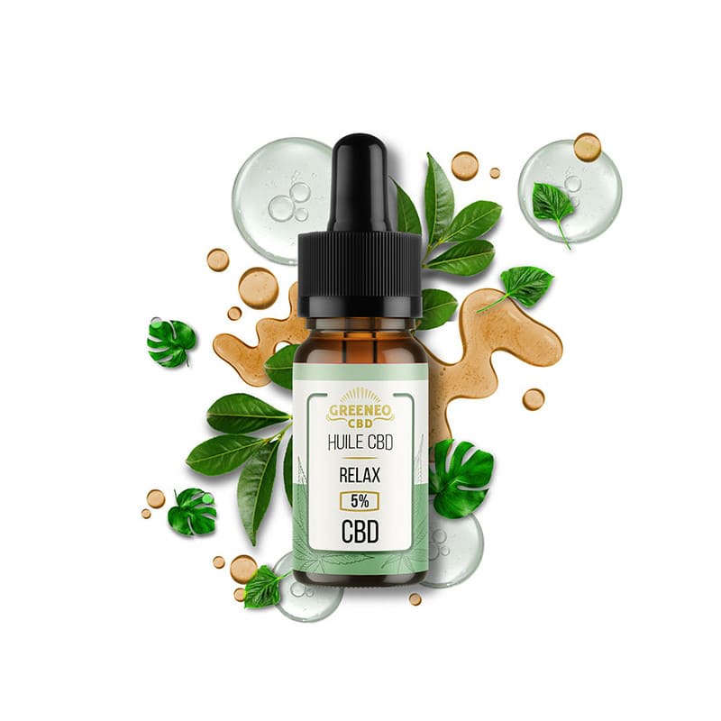 GREENEO CBD Relax - Huile de CBD 10ml 500 mg | VAPEVO