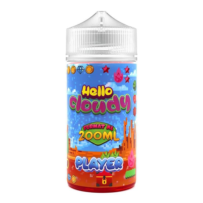 HELLO CLOUDY Player - E-liquid 200ml HELLO CLOUDY Player - E-liquid 200ml