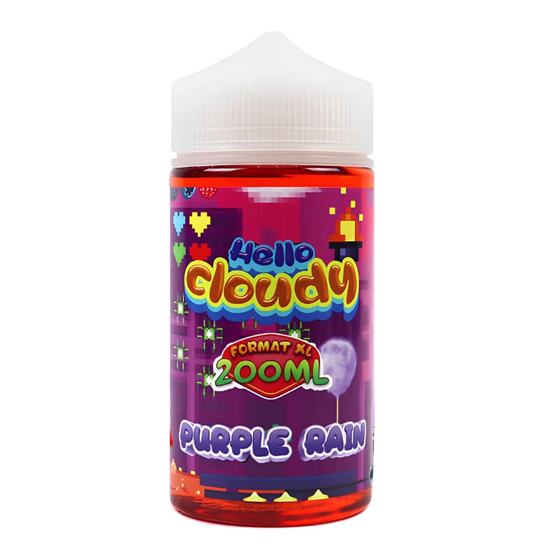 HELLO CLOUDY Purple Rain - E-liquide 200ml VAPEVO HELLO CLOUDY Purple Rain - E-liquide 200ml VAPEVO