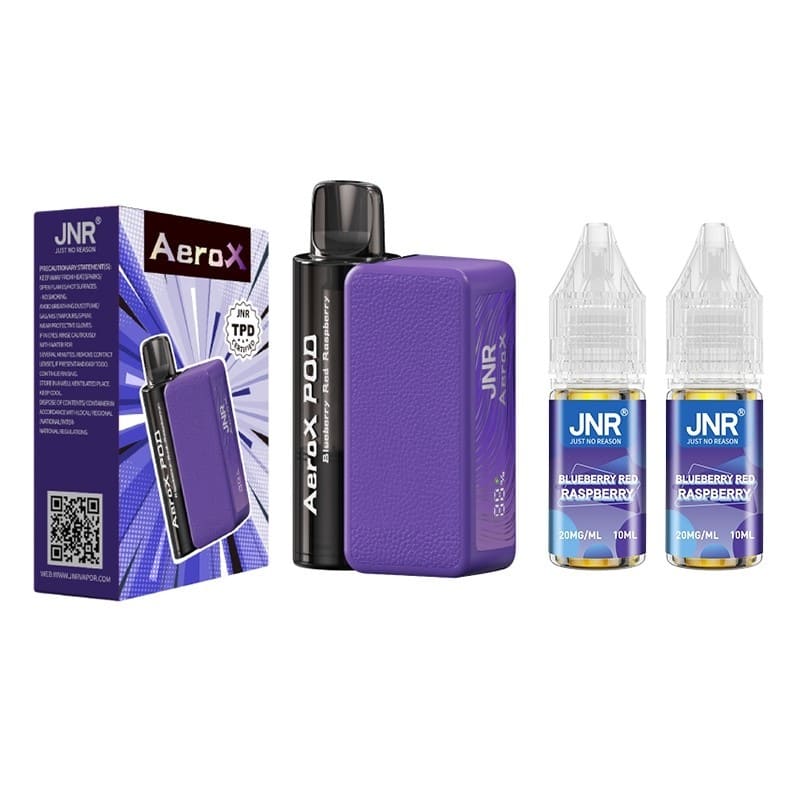 JNR Aero X 32K - Puff Rechargeable 20mg-20 mg-Blueberry Red Raspberry-VAPEVO