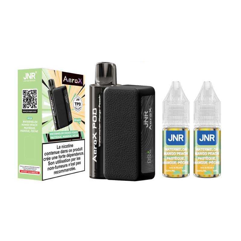 JNR Aero X 32K - Puff Rechargeable 20mg-20 mg-Watermelon Mango Peach-VAPEVO
