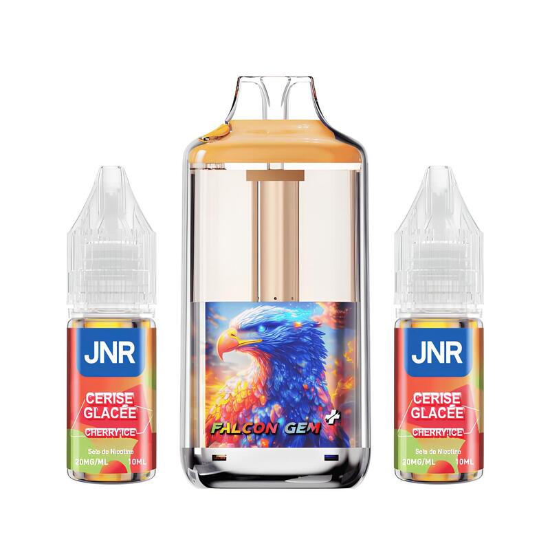 JNR Falcon Gem+ 30K - Puff Rechargeable 20mg-20 mg-Cherry Ice-VAPEVO