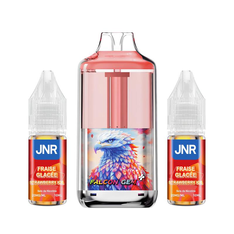 JNR Falcon Gem+ 30K - Puff Rechargeable 20mg-20 mg-Strawberry Ice-VAPEVO