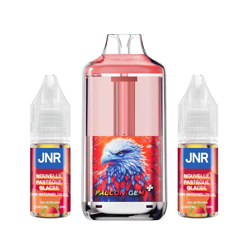 JNR Falcon Gem+ 30K - Puff Rechargeable 20mg-20 mg-Strawberry Ice-VAPEVO