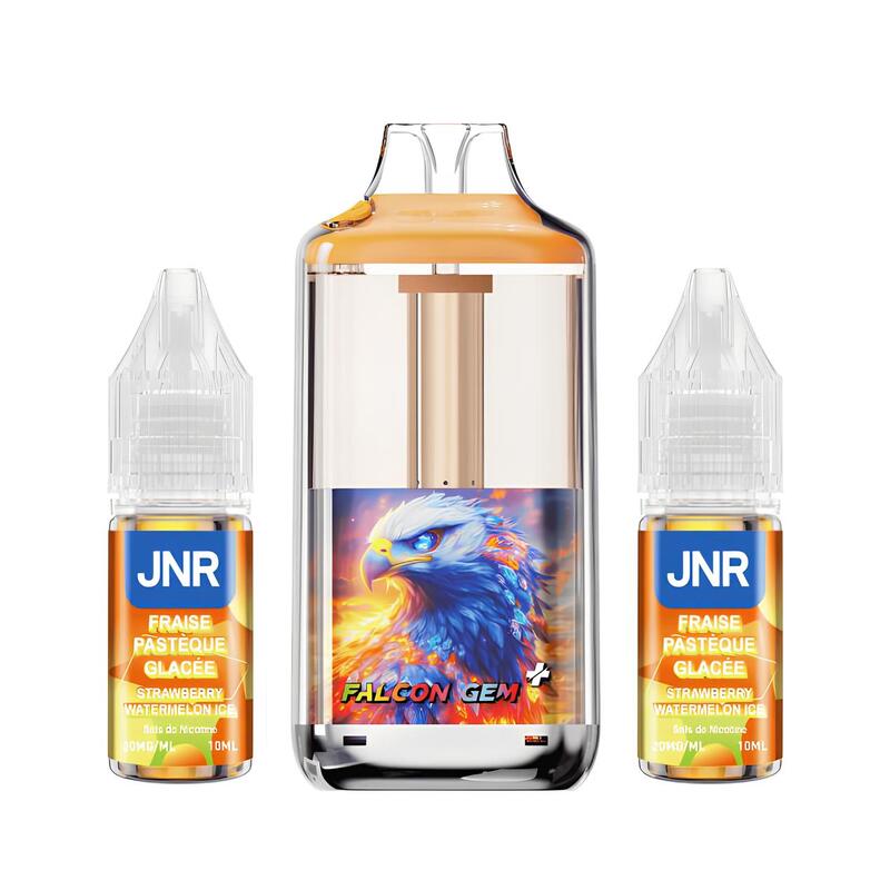 JNR Falcon Gem+ 30K - Puff Rechargeable 20mg-20 mg-Strawberry Watermelon Ice-VAPEVO