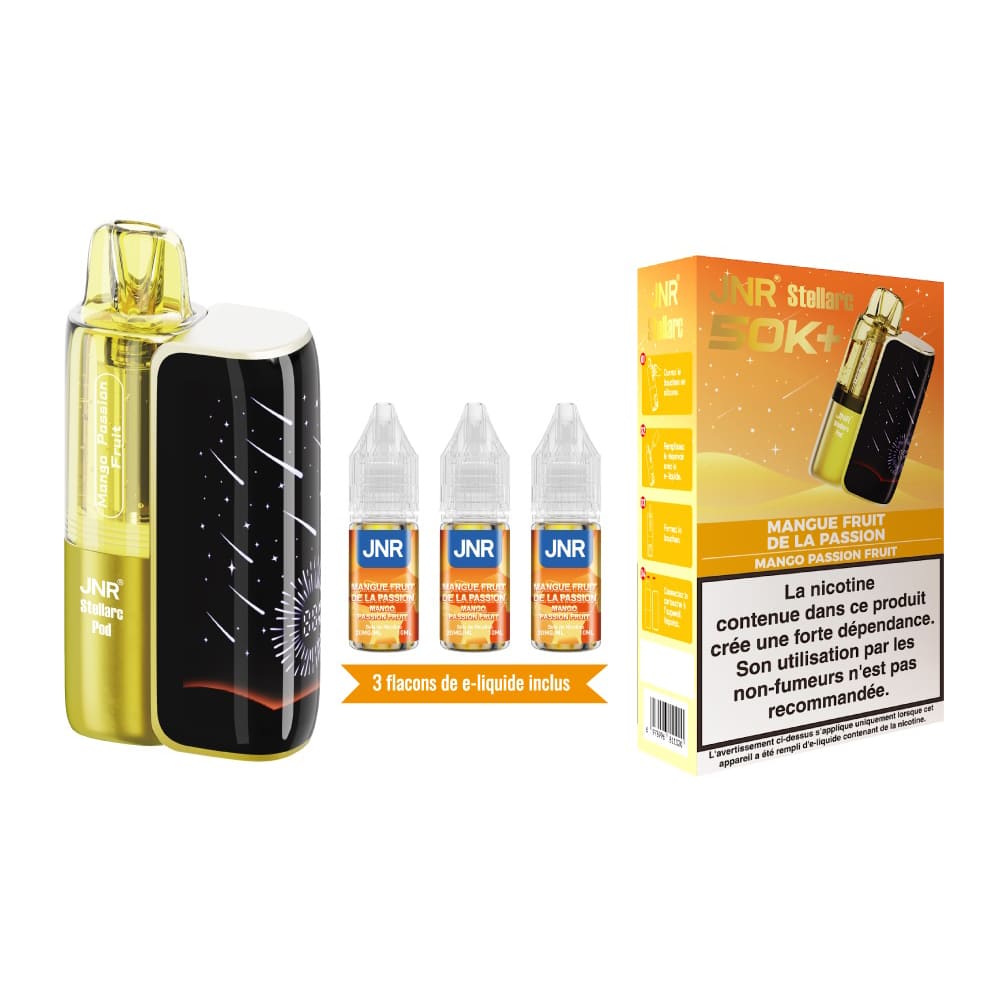 JNR Stellarc 50K - Puff Rechargeable 20mg-Mango Passion Fruit-VAPEVO