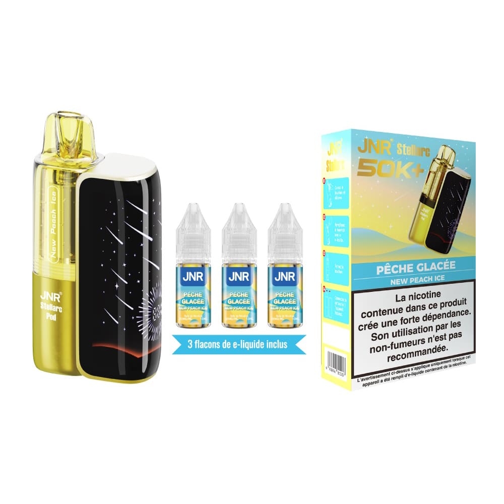 JNR Stellarc 50K - Puff Rechargeable 20mg New Peach Ice | VAPEVO