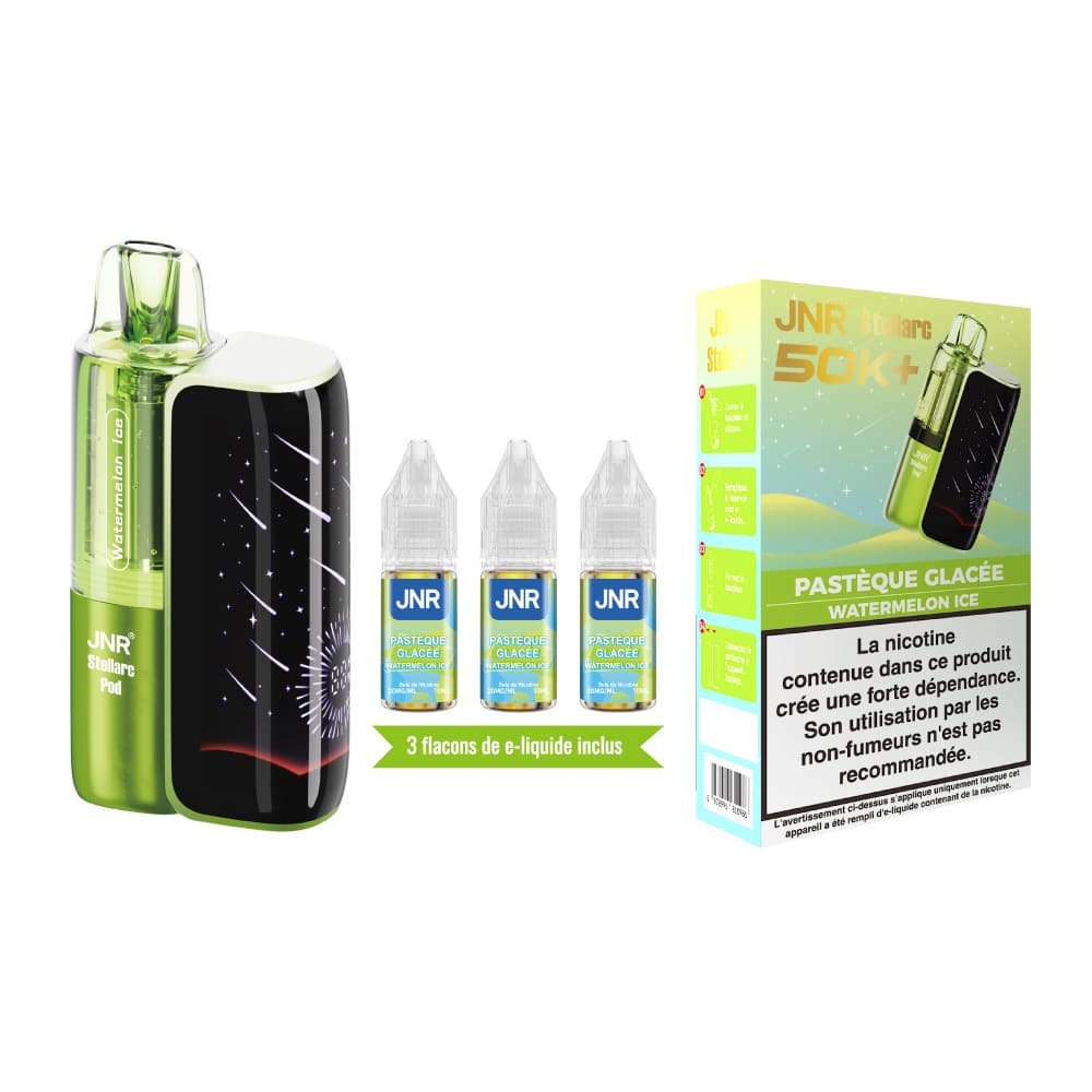 JNR Stellarc 50K - Puff Rechargeable 20mg Watermelon Ice | VAPEVO