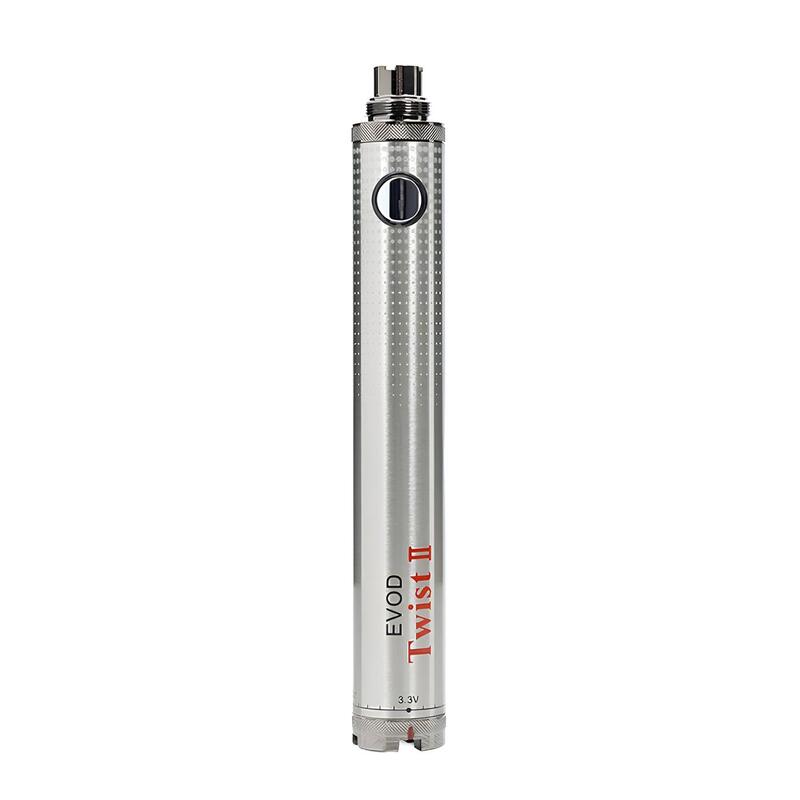 KANGERTECH Twist II Evod - Batterie 1300mAh-Silver-VAPEVO