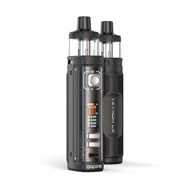 Kit Aspire Veynom LX 100W 3200mAh 5ml Black | VAPEVO