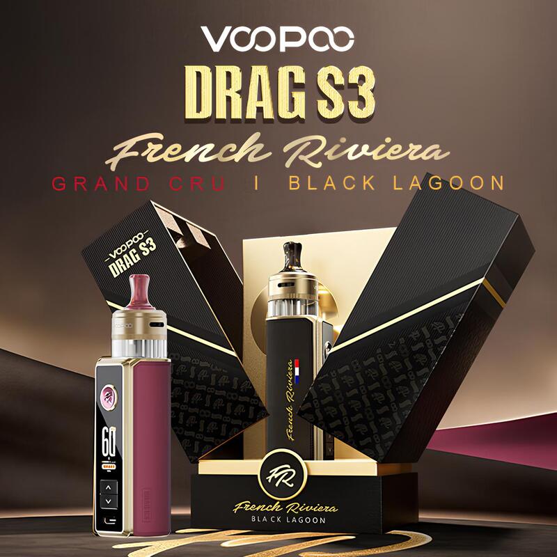 Kit Drag S3 Edition Speciale French Riviera 60W 3000mAh 5ml - Voopoo
